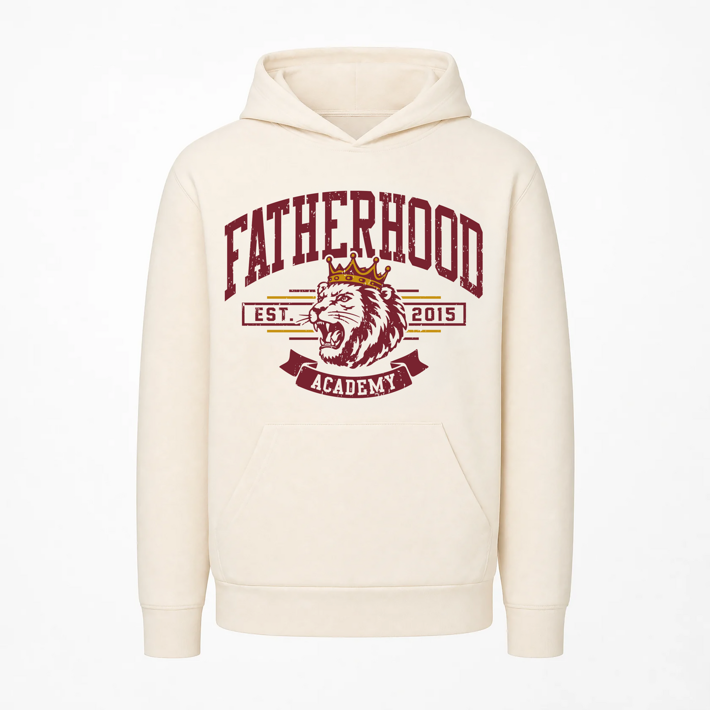 Hoodie for Dad — "Fatherhood" Print | Customize Year | Classic Fleece | Father's Day Gift