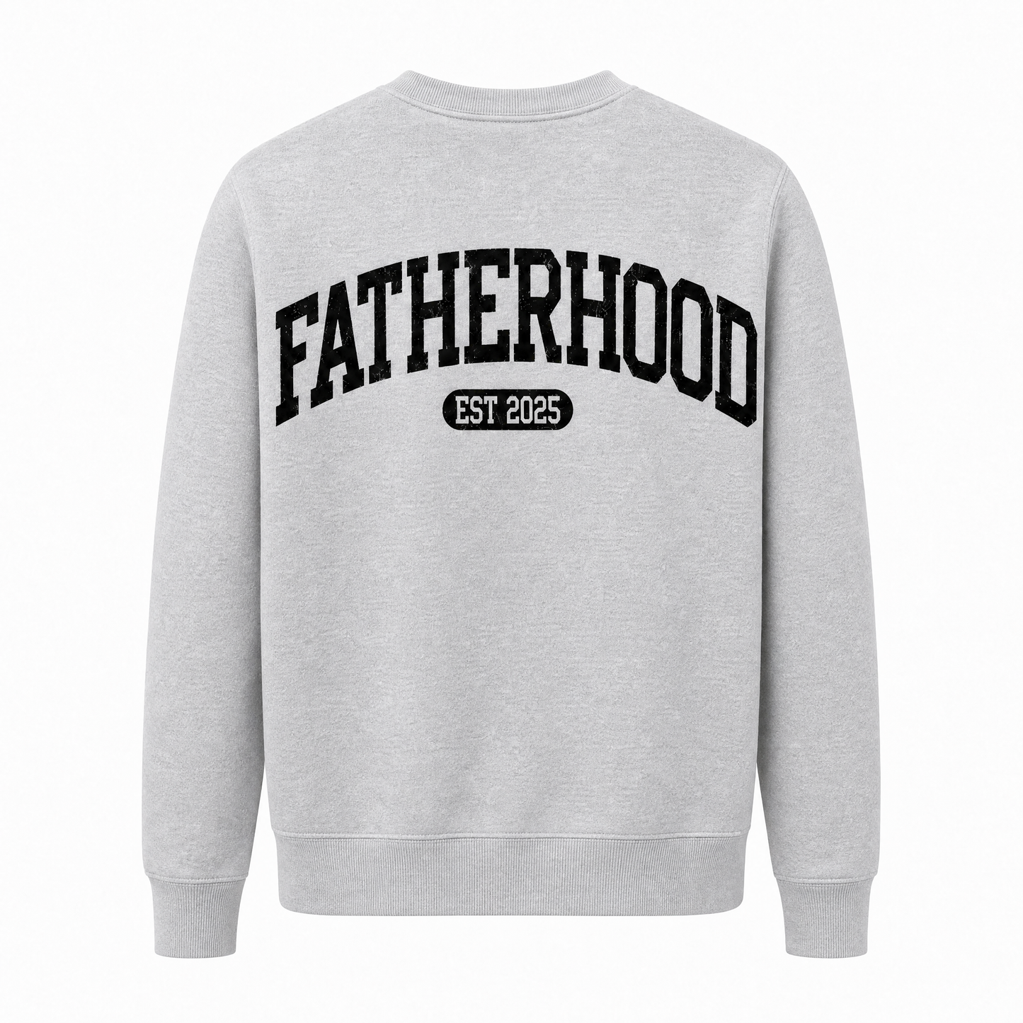 Father's Day Crewneck for Dad — "Fatherhood" Print | Customize Year | Vintage Fleece