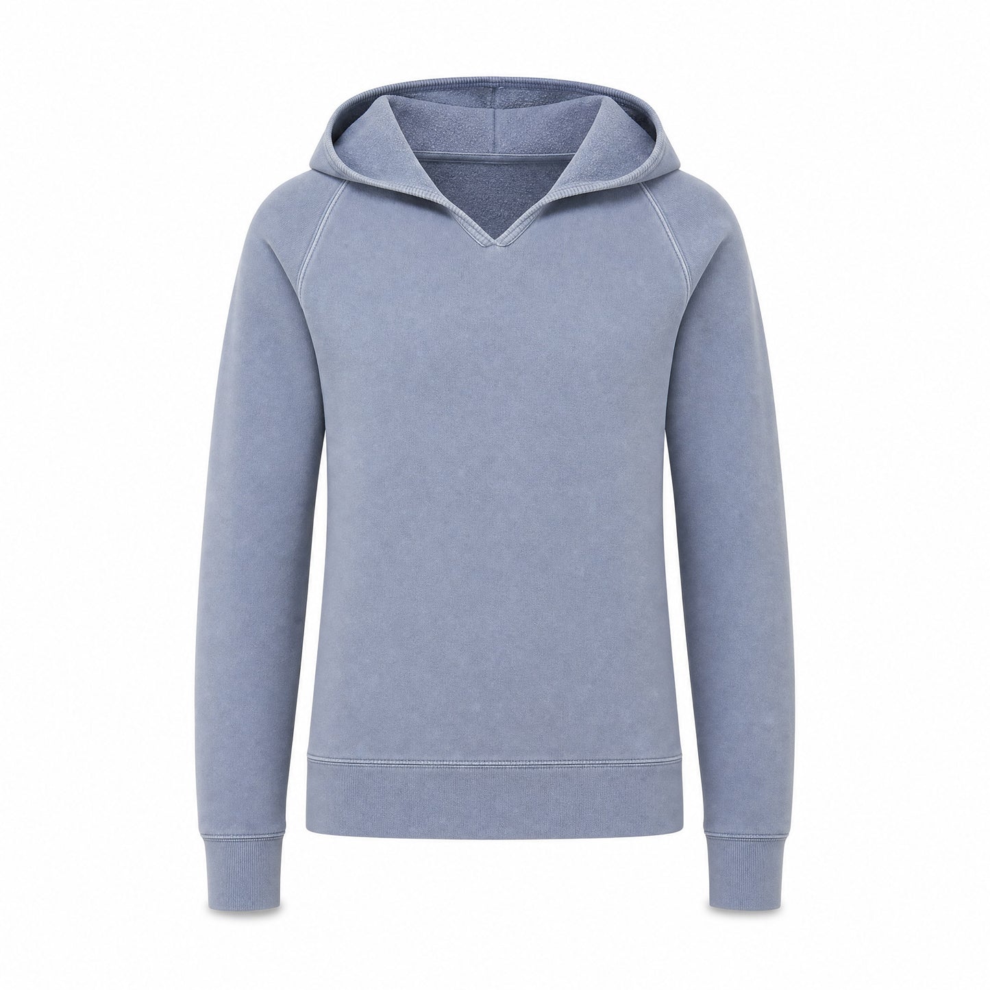 Custom Coastal Color V-Neck Hoodie Sweater in Oxford | Merchcraft