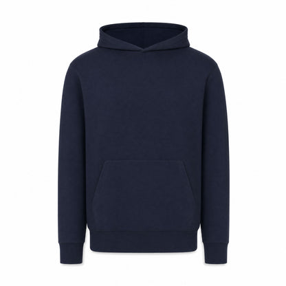 Custom Fleece Hoodie Sweater in Navy | Merchcraft