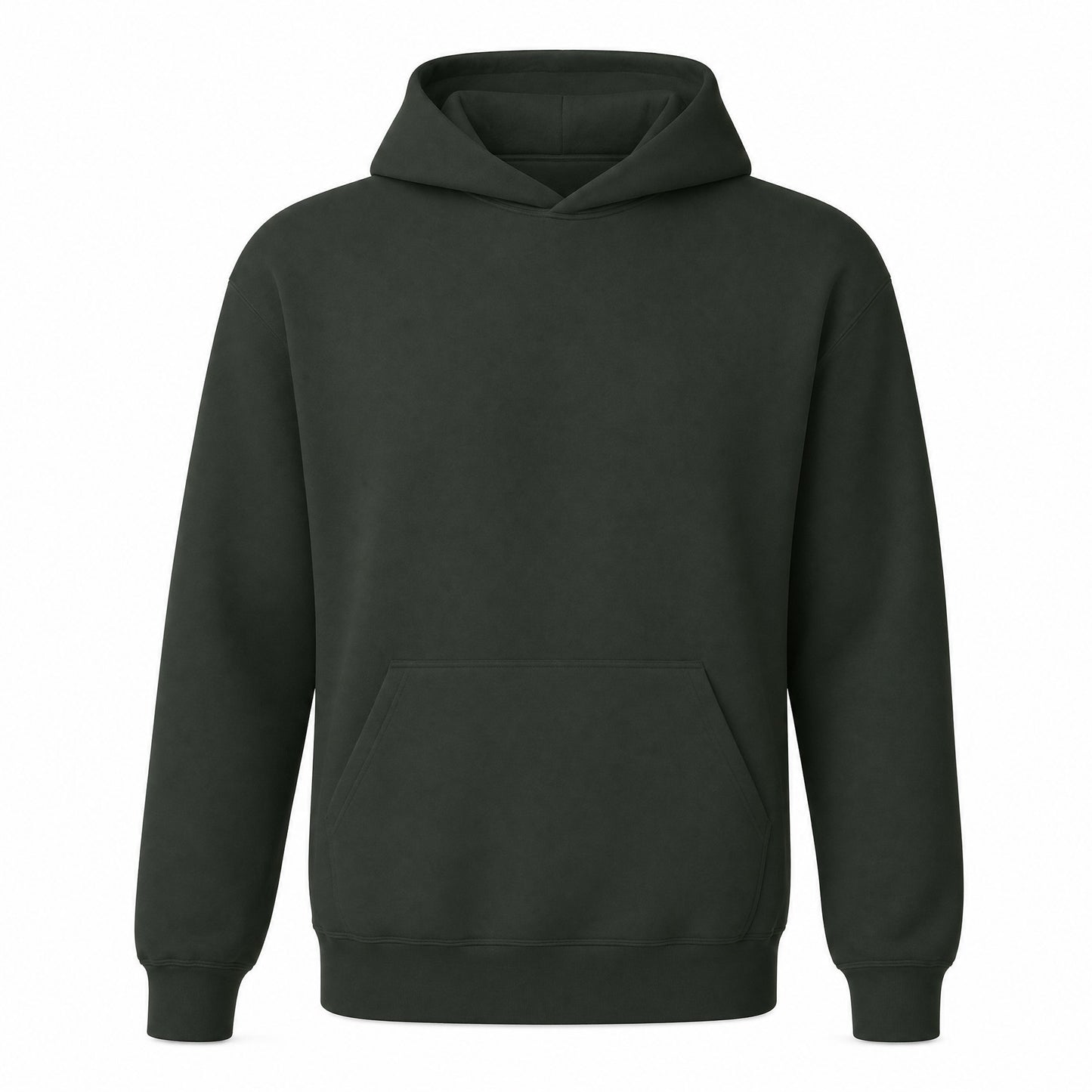 Custom Fleece Hoodie Sweater in Forest Green | Merchcraft