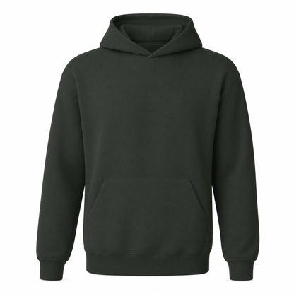 Custom Fleece Hoodie Sweater in Forest Green | Merchcraft