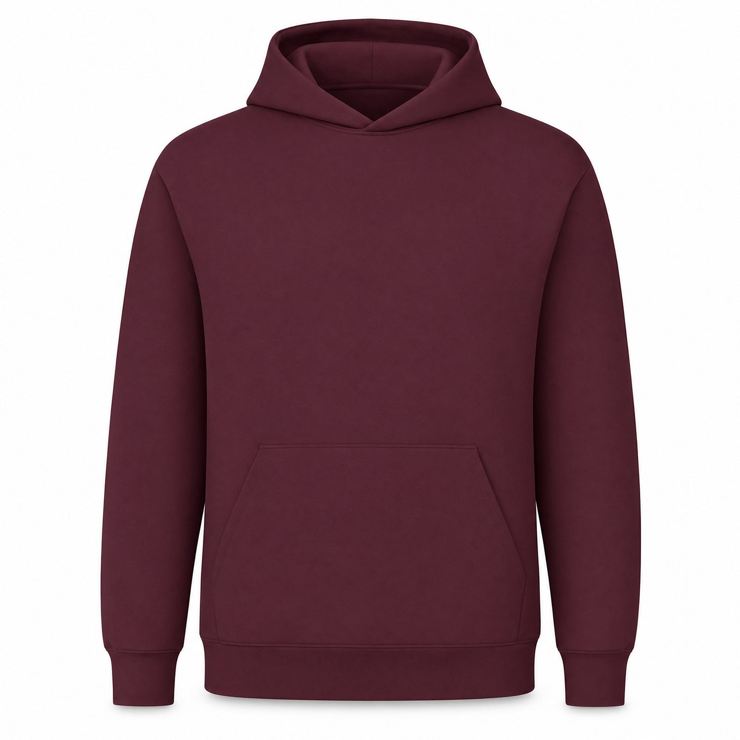 Custom Fleece Hoodie Sweater in Maroon | Merchcraft