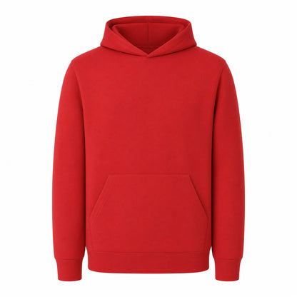 Custom Fleece Hoodie Sweater in Red | Merchcraft