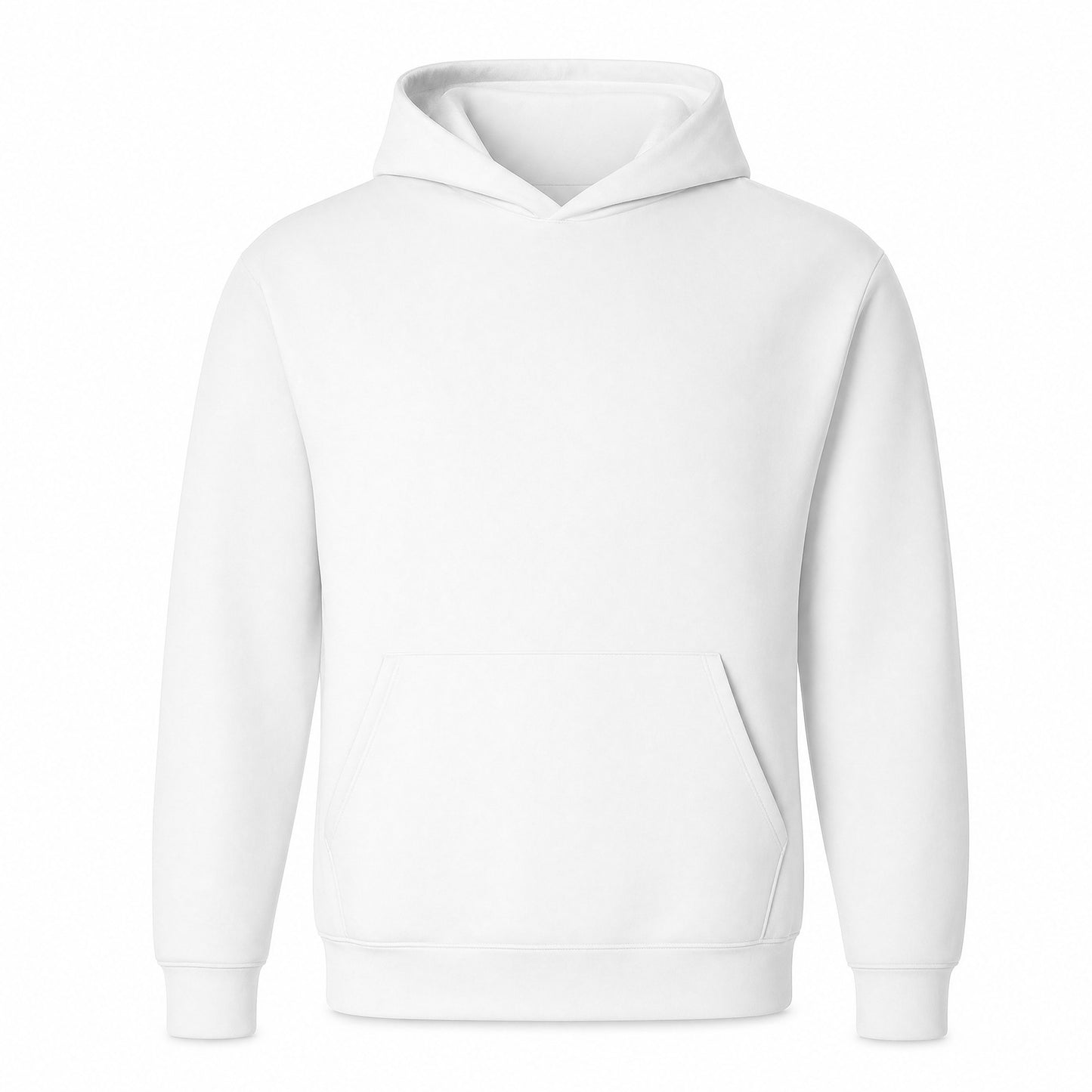 Custom Fleece Hoodie Sweater in White | Merchcraft