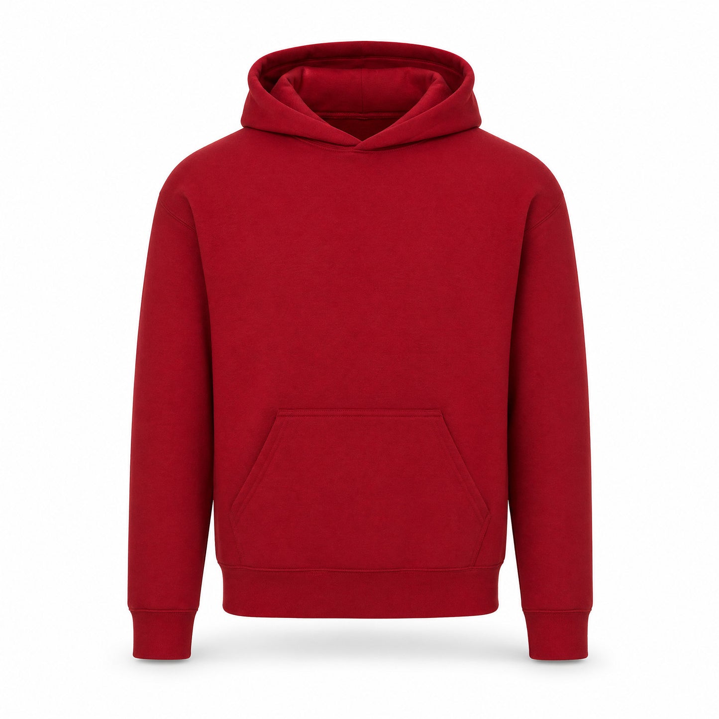 Custom Fleece Hoodie Sweater in Crimson | Merchcraft