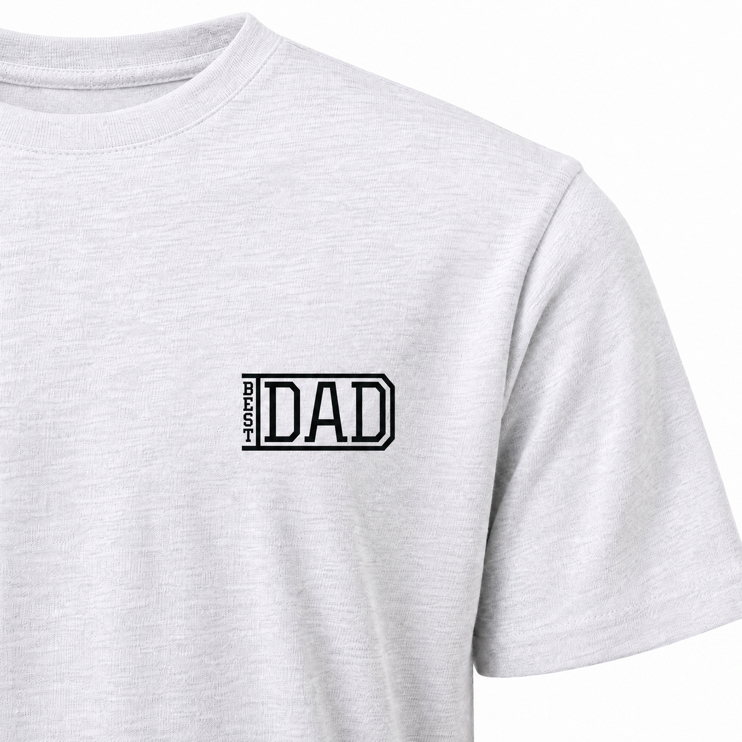 T-Shirt Father's Day — "Best Dad" Design | Organic Cotton