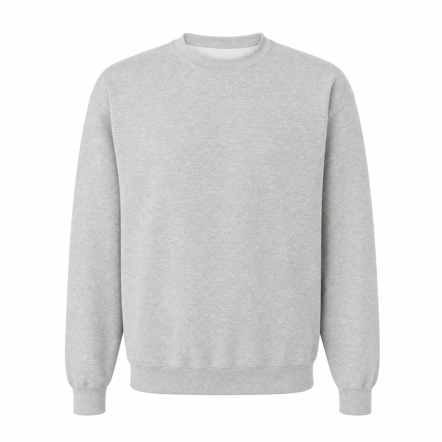 Custom Classic Fleece Crewneck Sweater in Ash Grey | Merchcraft