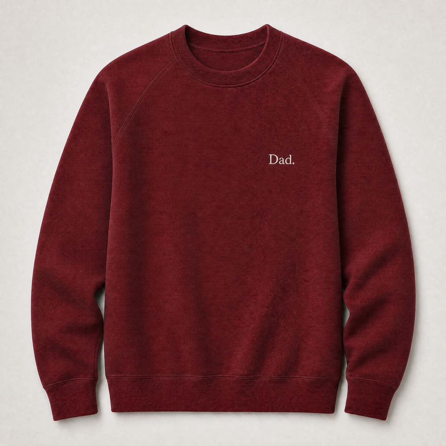 Father's Day Crewneck for Dad — "Dad" Serif Print | Vintage Fleece