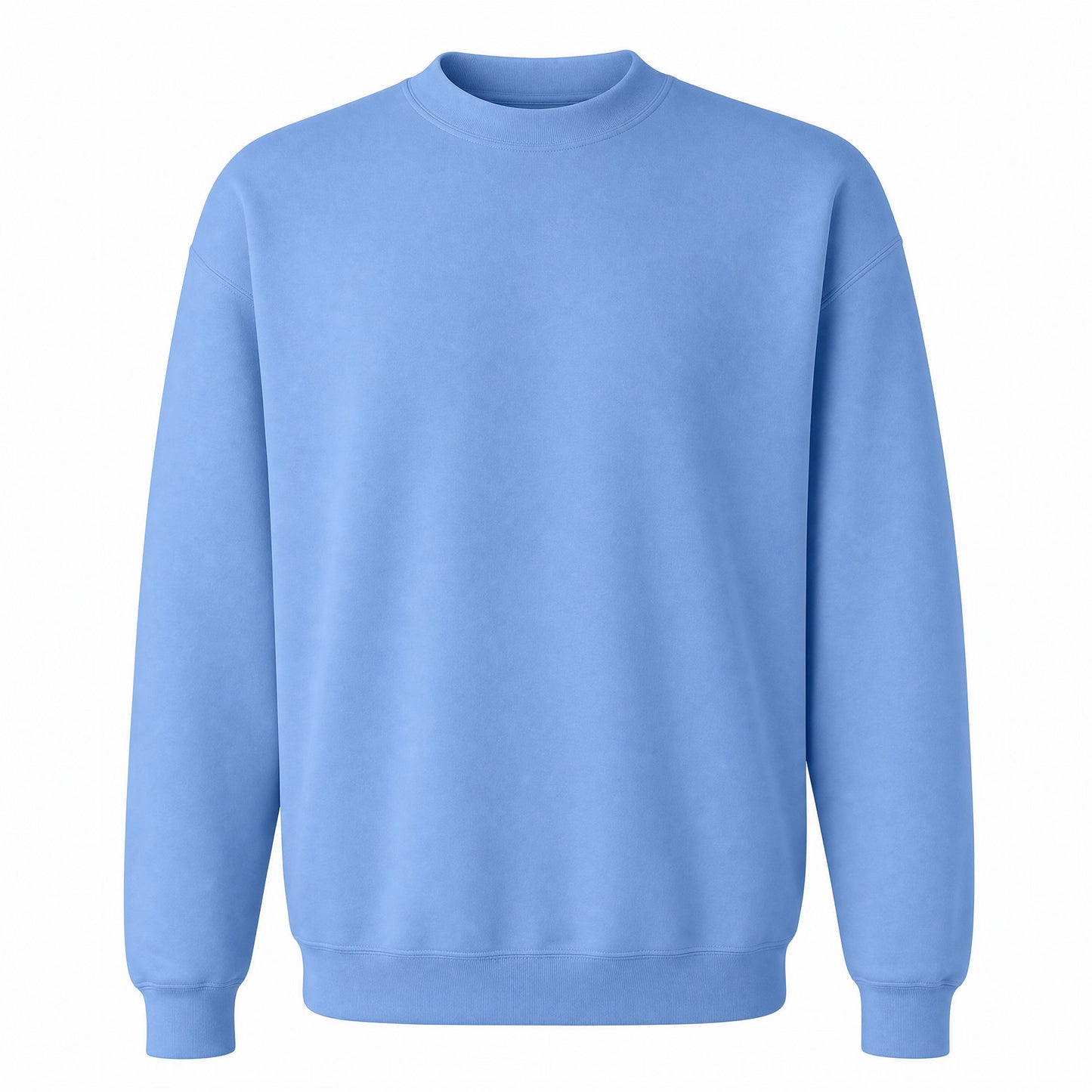 Custom Classic Fleece Crewneck Sweater in Columbia Blue | Merchcraft