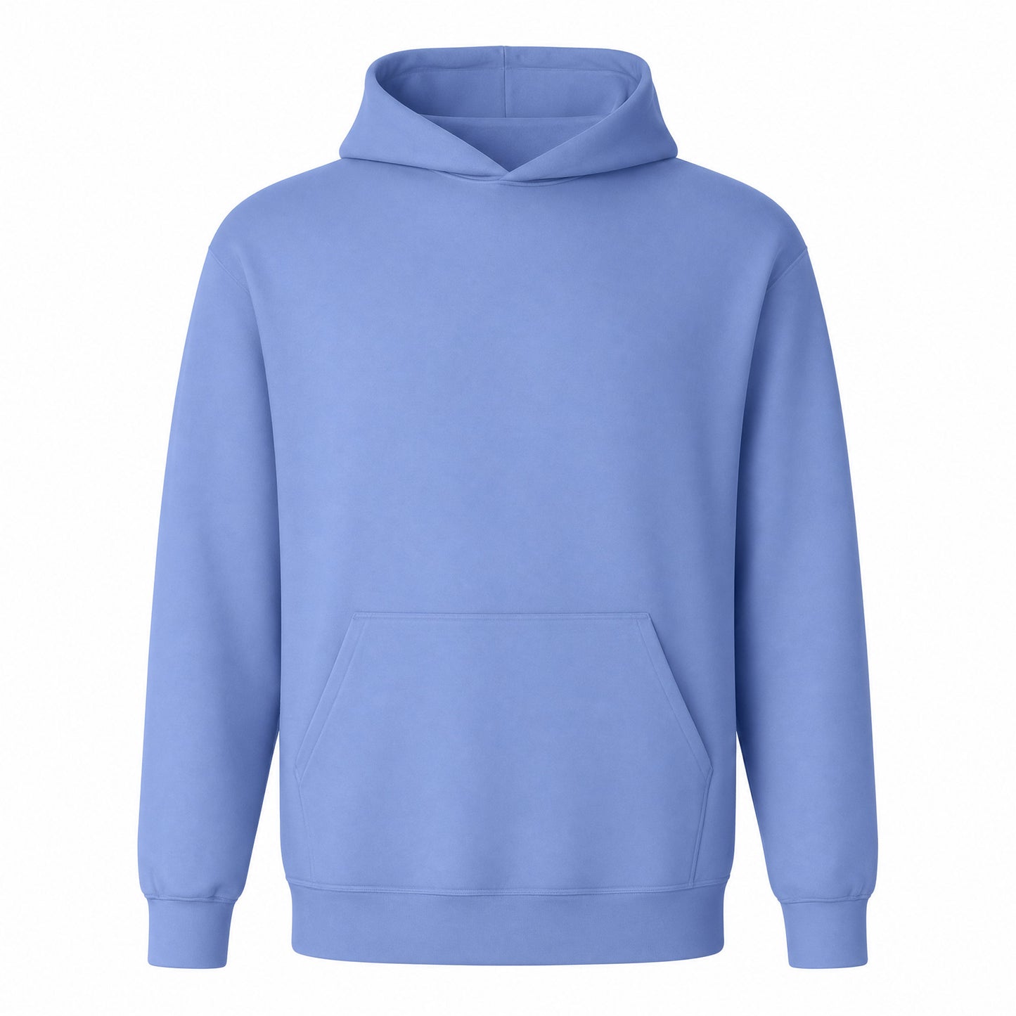 Custom Fleece Hoodie Sweater in Columbia Blue | Merchcraft