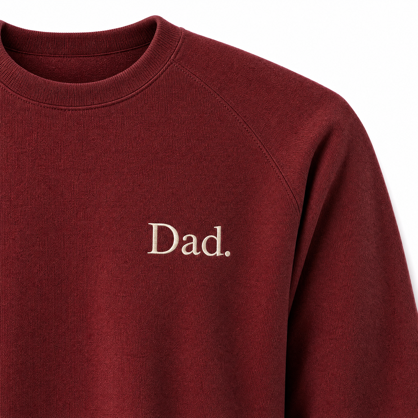 Father's Day Crewneck for Dad — "Dad" Serif Print | Vintage Fleece