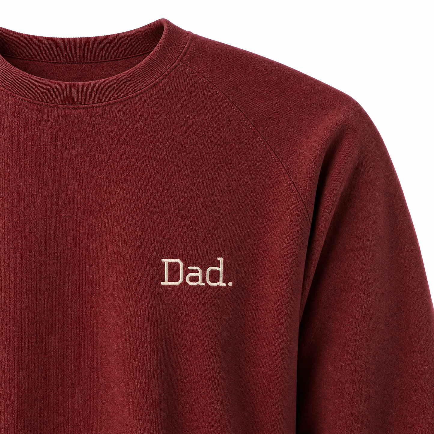 Father's Day Crewneck for Dad — "Dad" Simple Print | Vintage Fleece