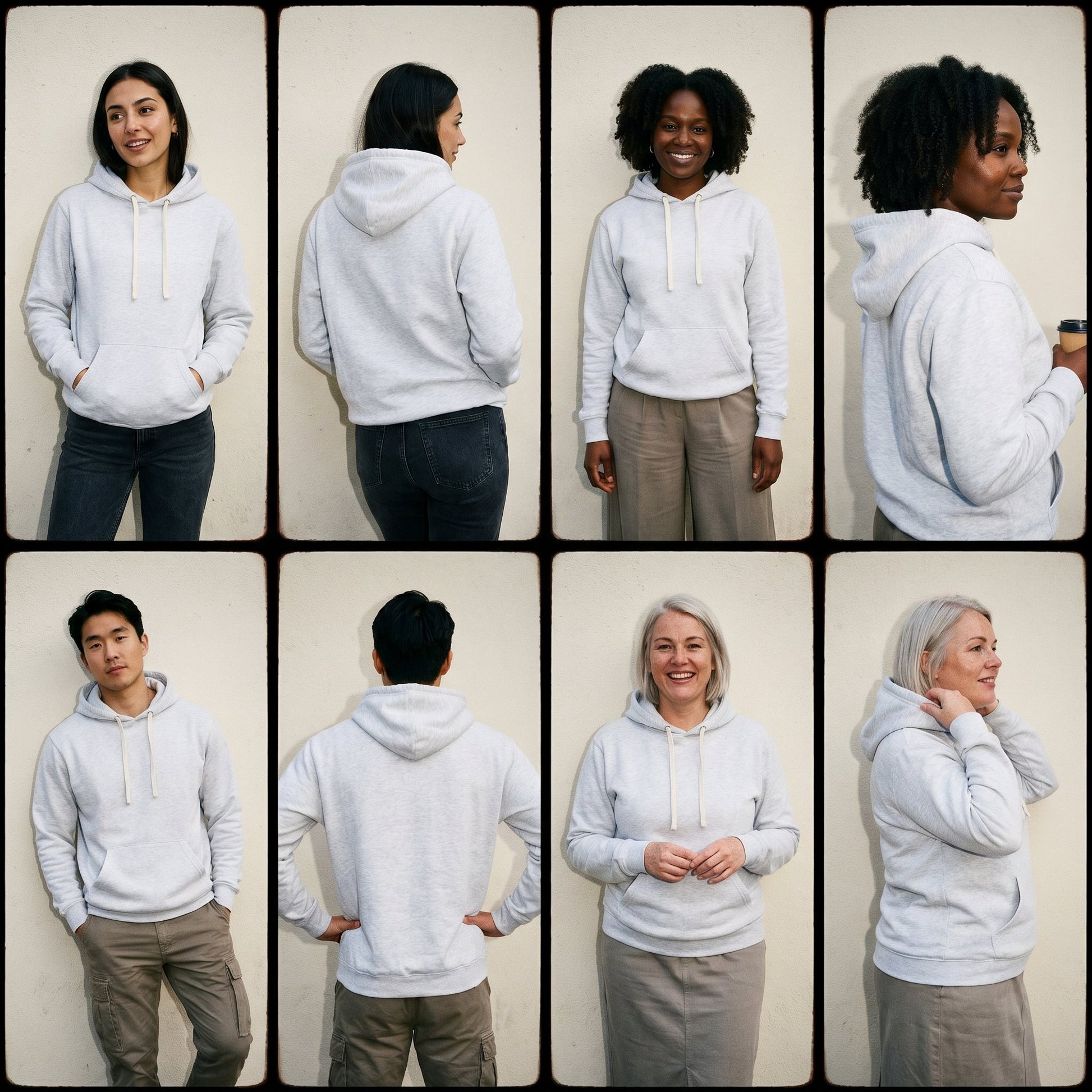 Custom Vintage Fleece Hoodie Sweater – Lifestyle 12 | Merchcraft