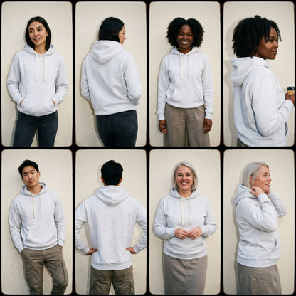 Custom Vintage Fleece Hoodie Sweater – Lifestyle 12 | Merchcraft