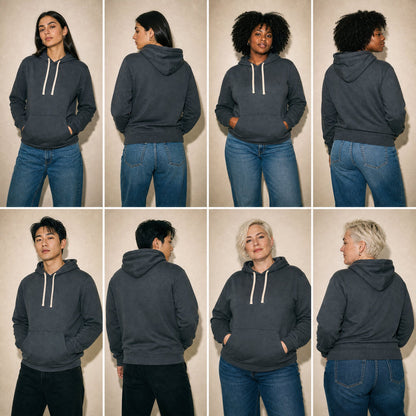 Custom Vintage Fleece Hoodie Sweater – Lifestyle 15 | Merchcraft