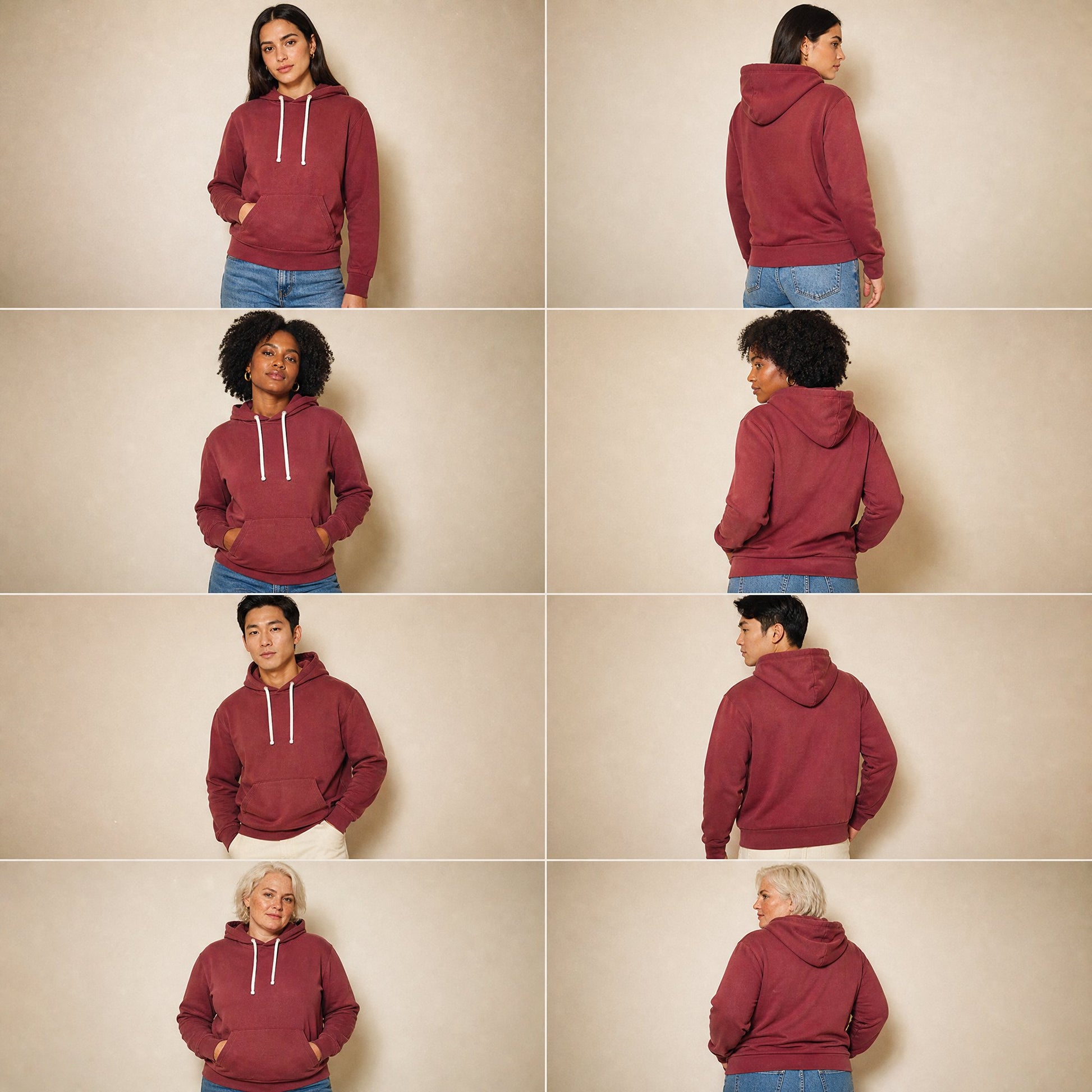Custom Vintage Fleece Hoodie Sweater – Lifestyle 16 | Merchcraft