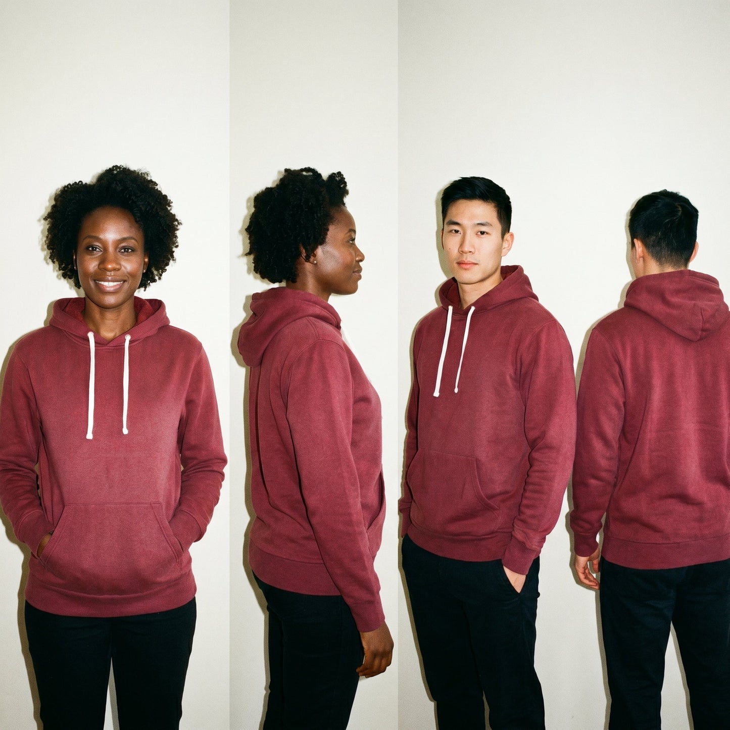 Custom Vintage Fleece Hoodie Sweater – Lifestyle 2 | Merchcraft