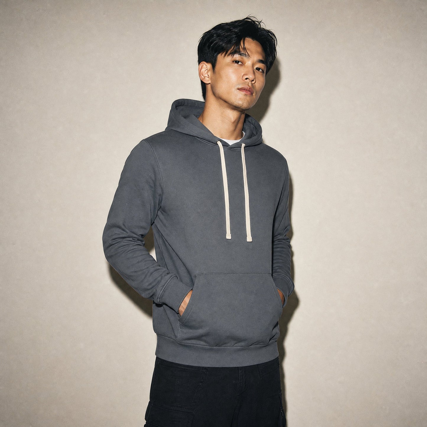 Custom Vintage Fleece Hoodie Sweater – Lifestyle 22 | Merchcraft