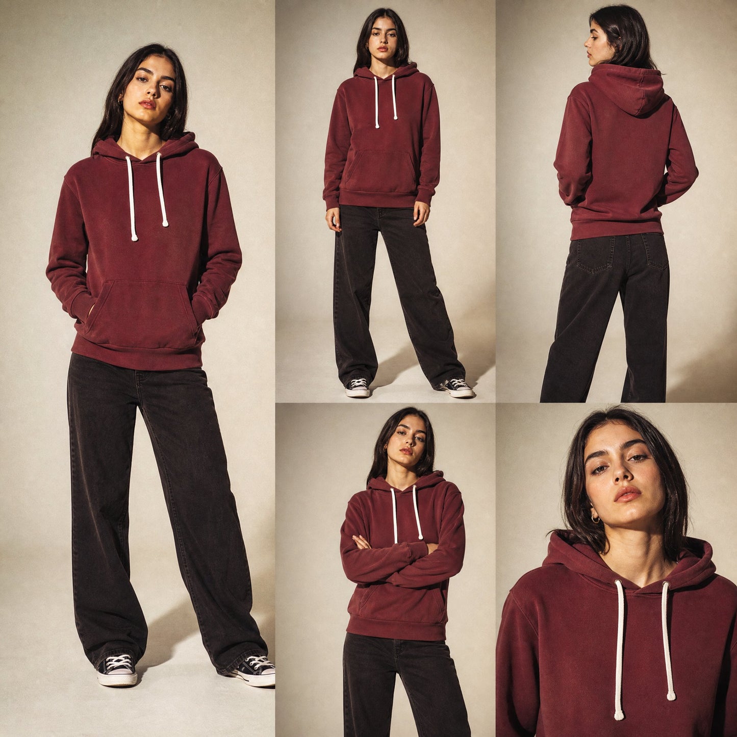 Custom Vintage Fleece Hoodie Sweater – Lifestyle 9 | Merchcraft