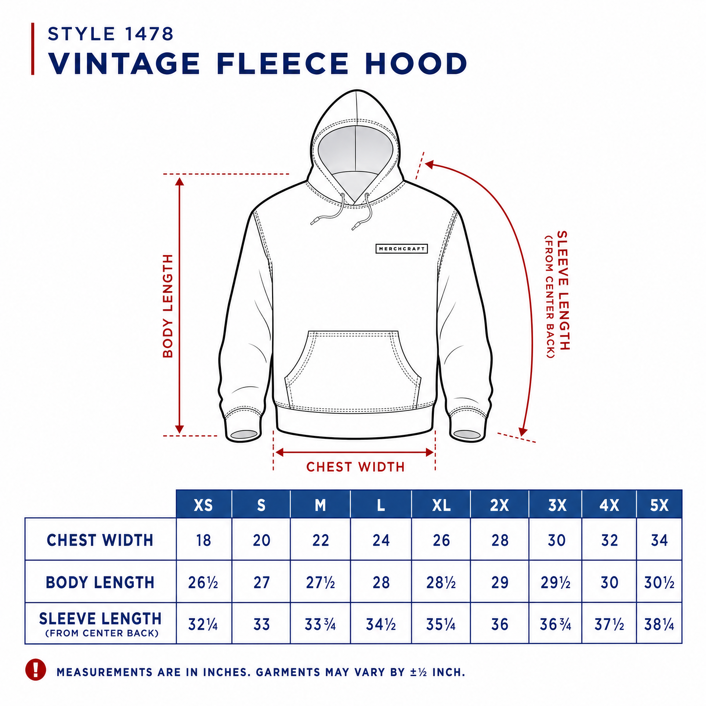 Custom Vintage Fleece Hoodie Sweatshirt