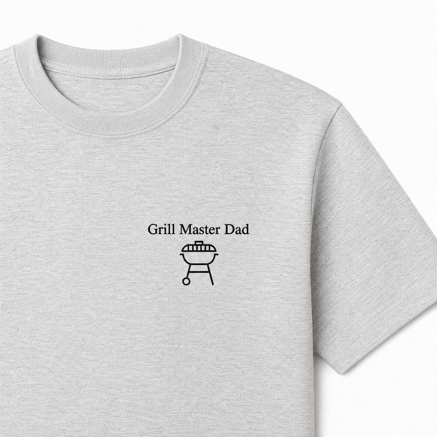 T-Shirt Father's Day — "Grill Master Dad" Minimalist Print | Organic Cotton
