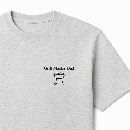 T-Shirt Father's Day — "Grill Master Dad" Minimalist Print | Organic Cotton