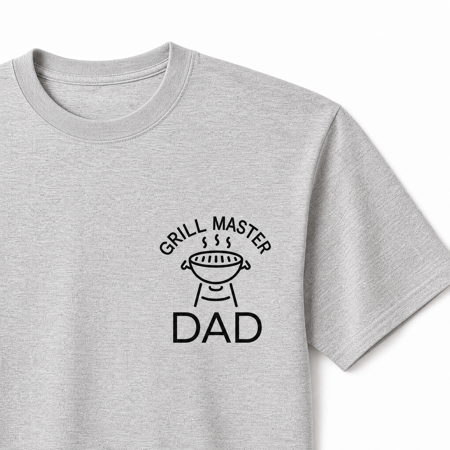 T-Shirt Father's Day — "Grill Master Dad" BBQ Print | Organic Cotton