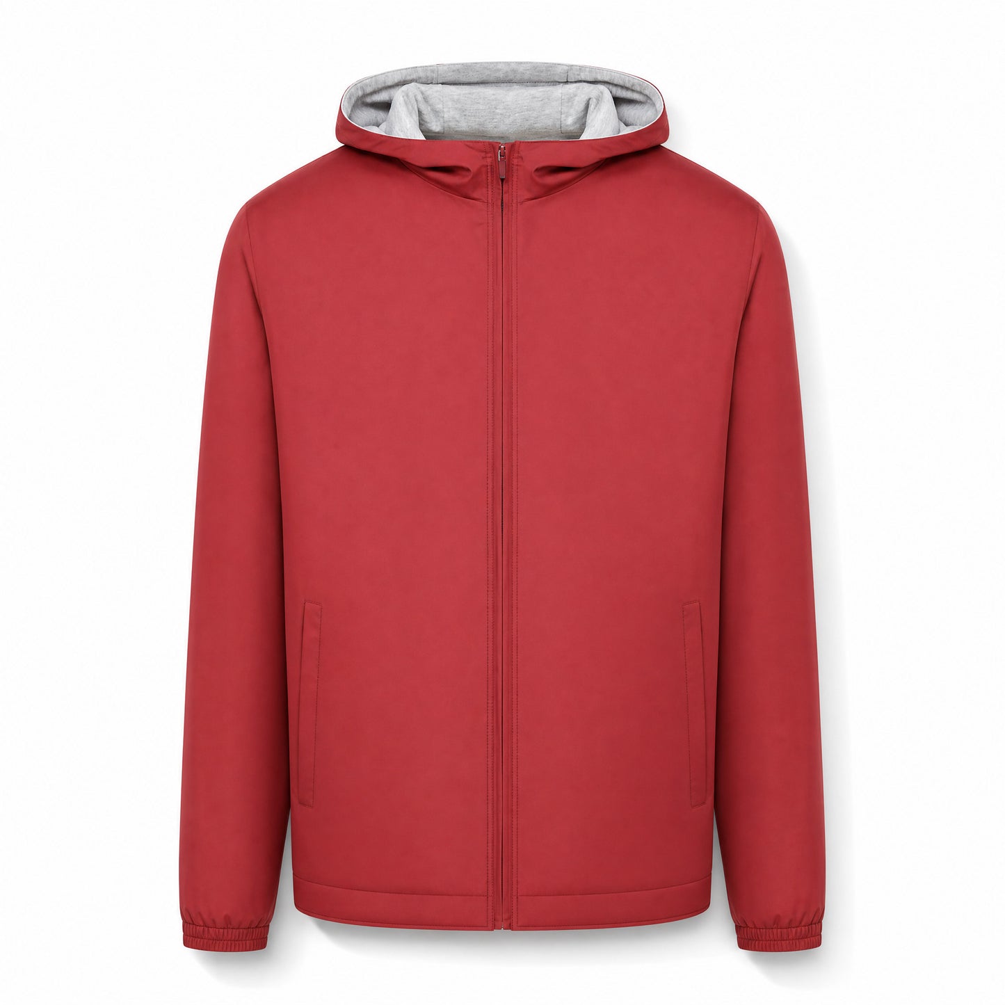 Custom Classic Rain Jacket in Red | Merchcraft