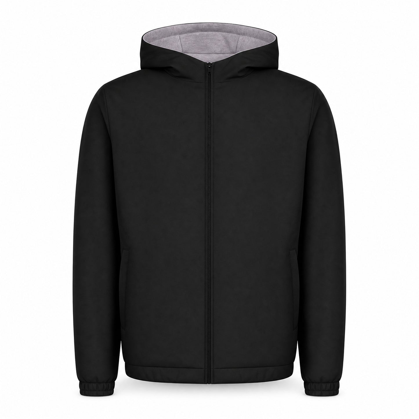Custom Classic Rain Jacket in Black | Merchcraft