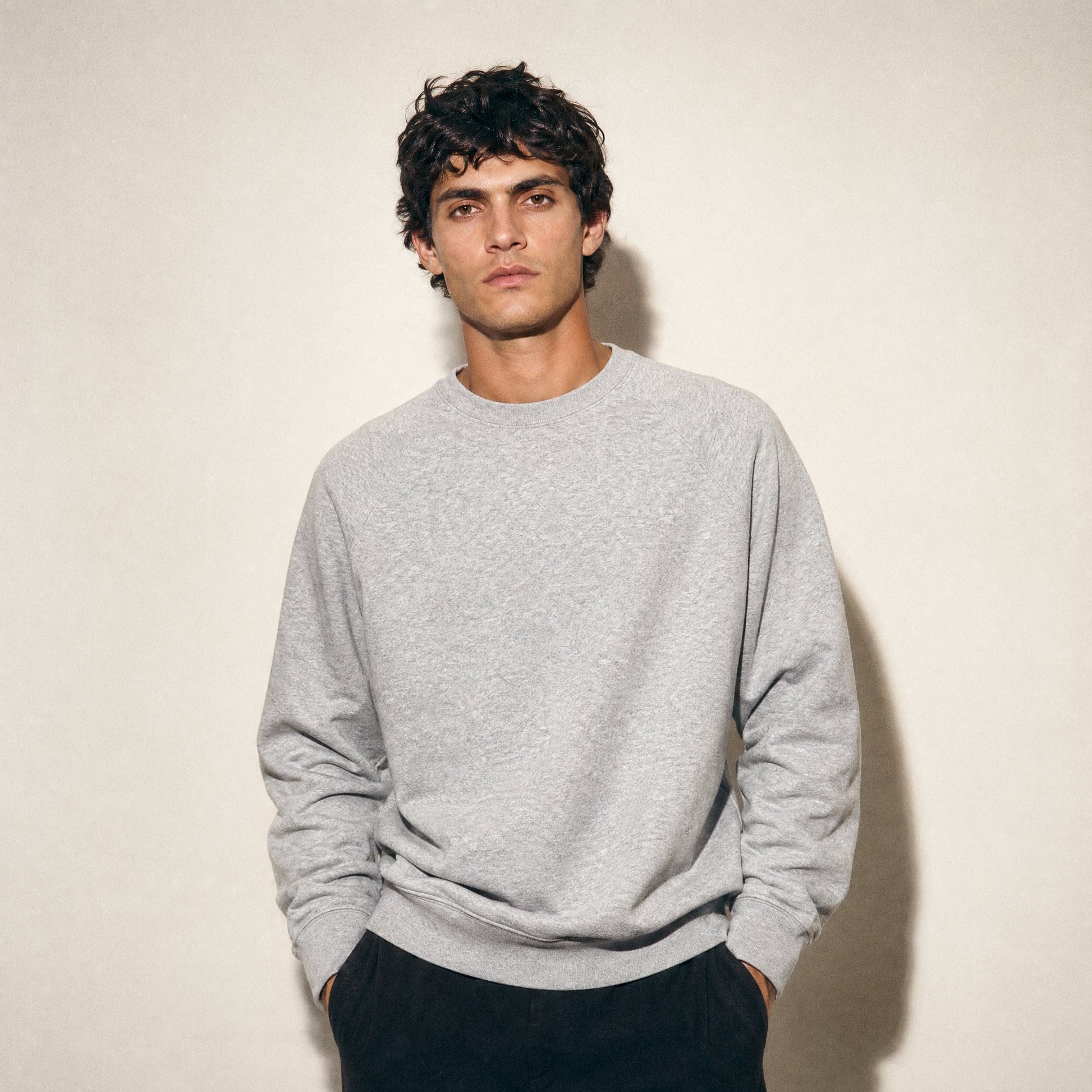 Custom Vintage Fleece Crewneck Sweater – Lifestyle 4 | Merchcraft