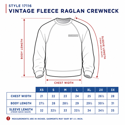 Custom Vintage Fleece Crewneck Sweatshirt