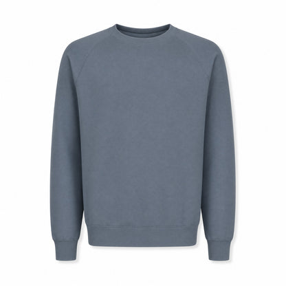 Custom Vintage Fleece Crewneck Sweater in Marine | Merchcraft