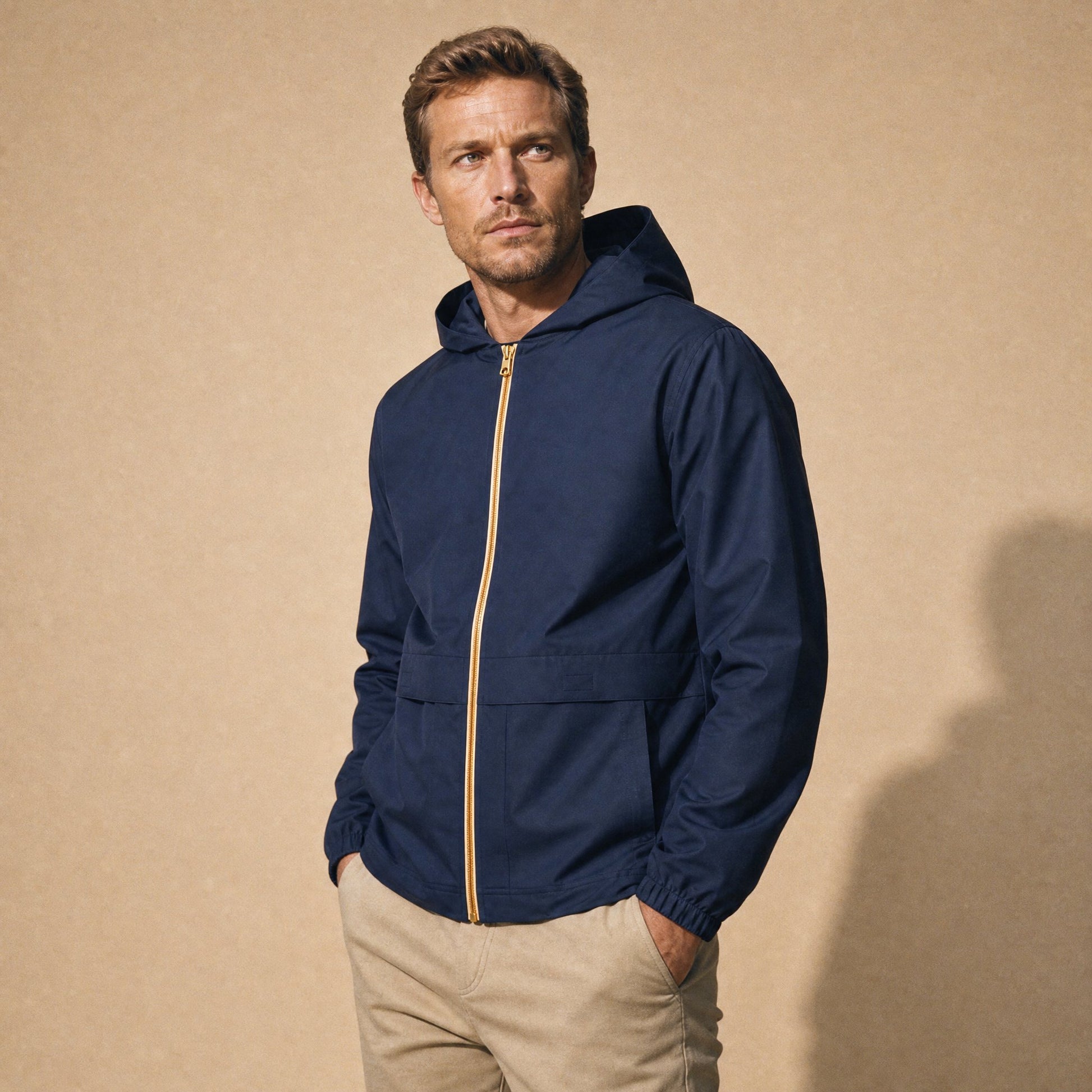 Custom Vintage Rain Jacket – Lifestyle 3 | Merchcraft