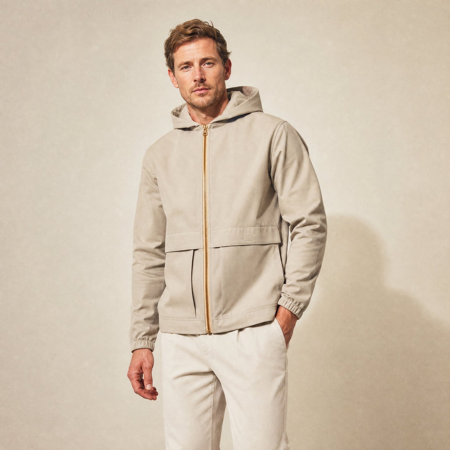 Custom Vintage Rain Jacket – Lifestyle 5 | Merchcraft