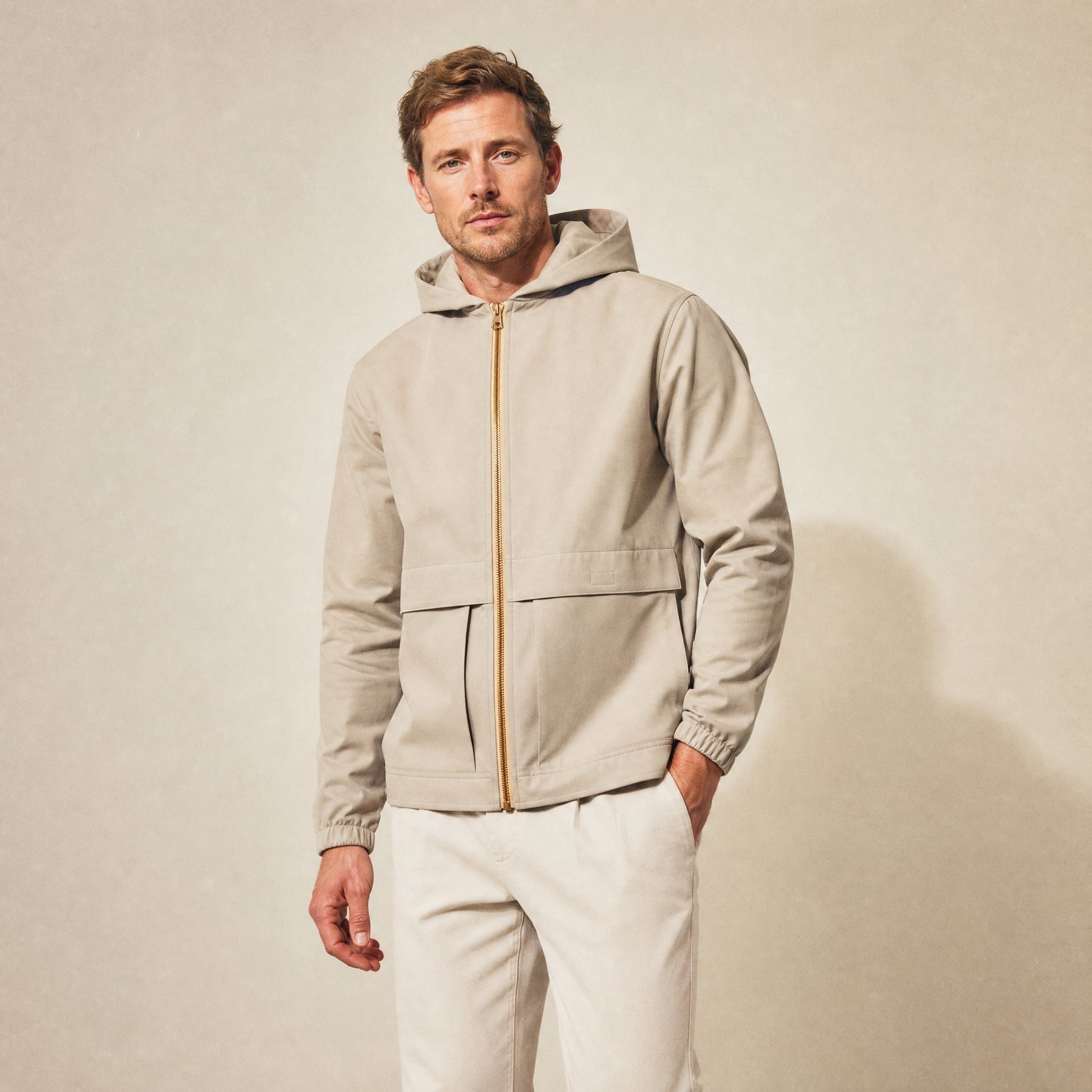 Custom Vintage Rain Jacket – Lifestyle 5 | Merchcraft