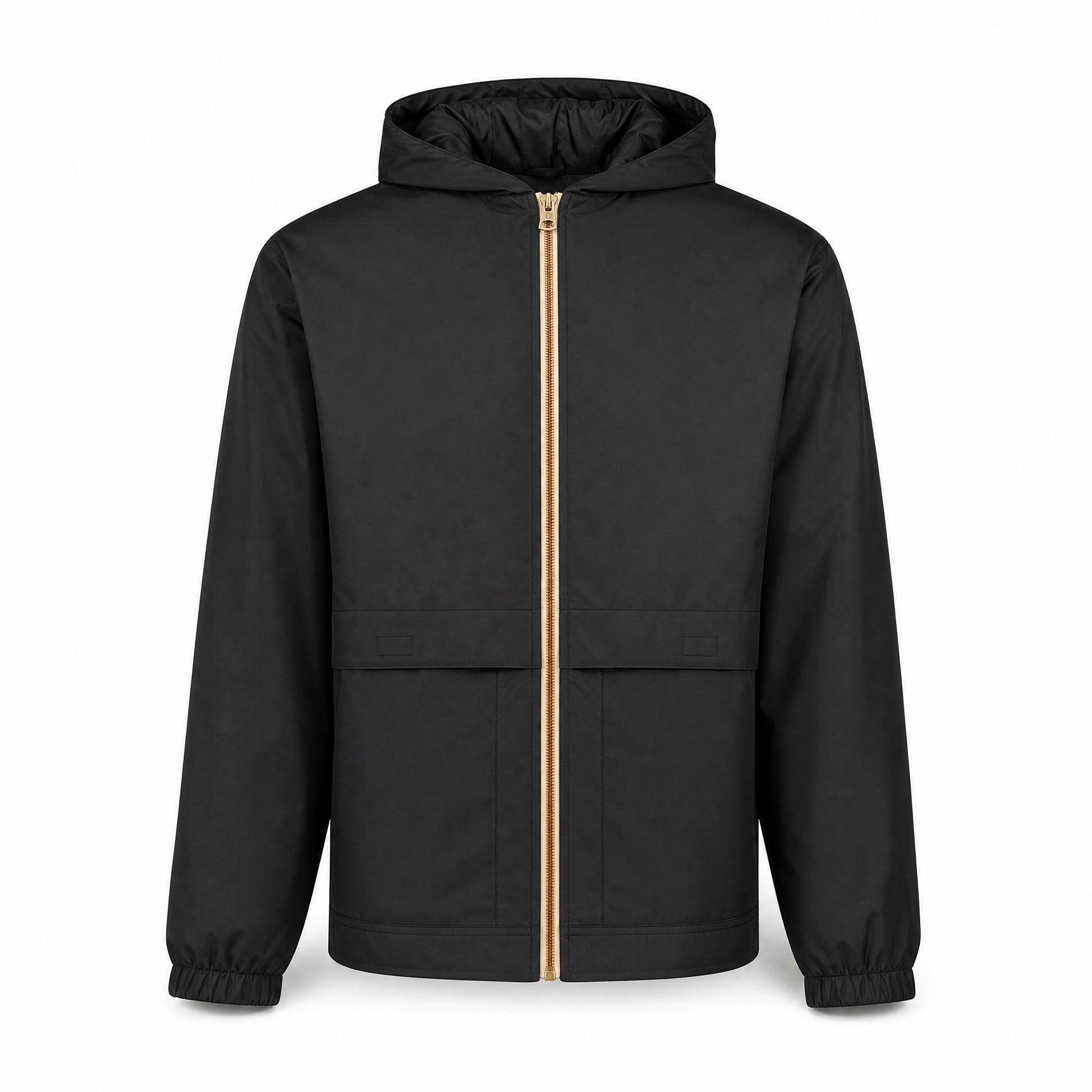 Custom Vintage Rain Jacket in Black | Merchcraft