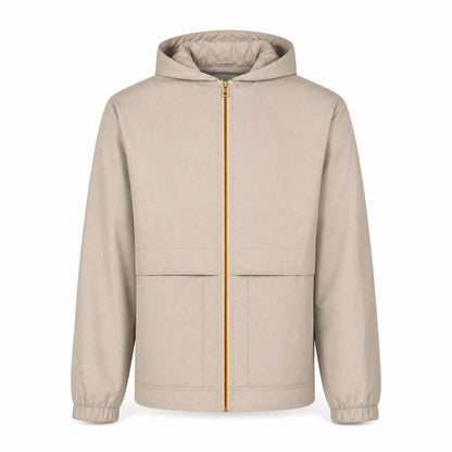 Custom Vintage Rain Jacket in Khaki | Merchcraft