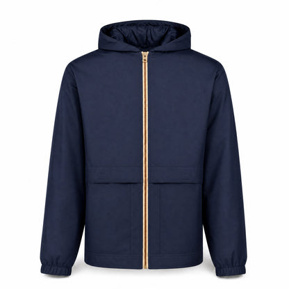 Custom Vintage Rain Jacket in Navy | Merchcraft