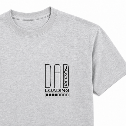 T-Shirt Father's Day — "Dad Jokes" Tall Print | Organic Cotton