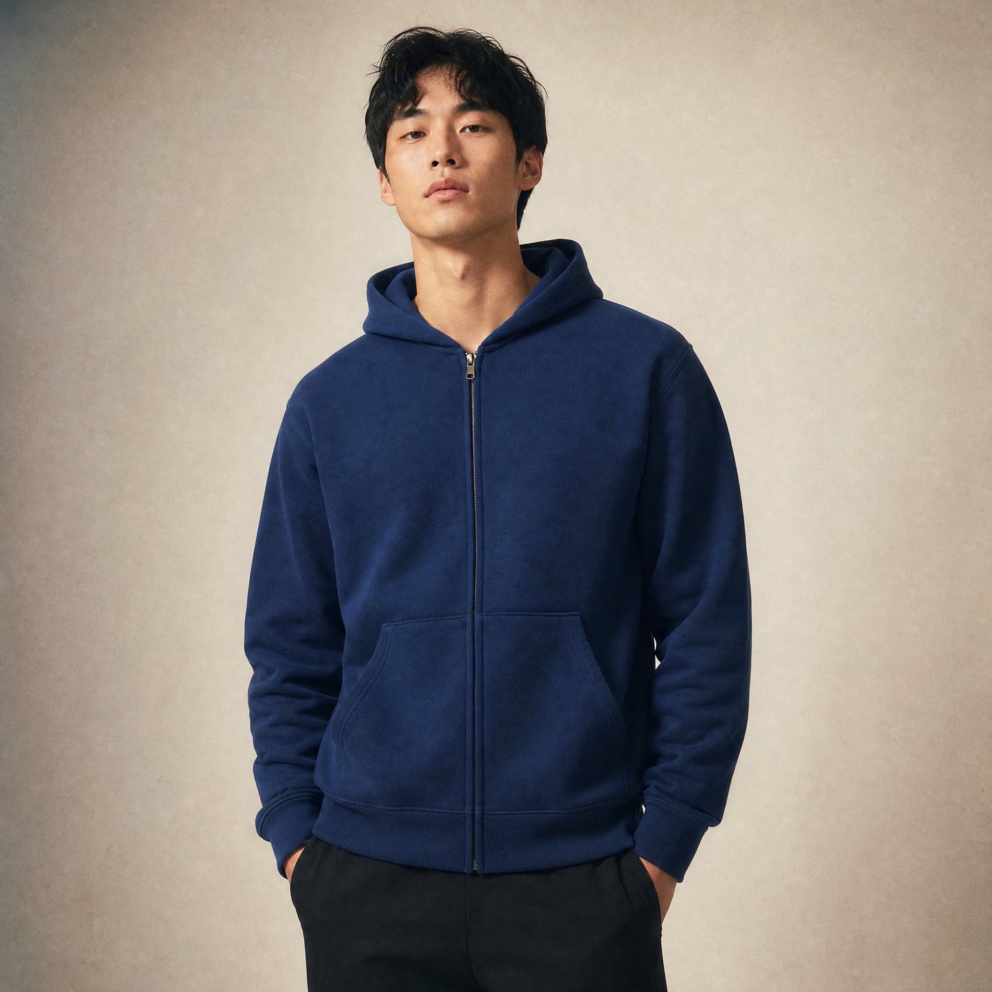 Custom Vintage Fleece Full Zip Sweater – Worn Look | Merchcraft