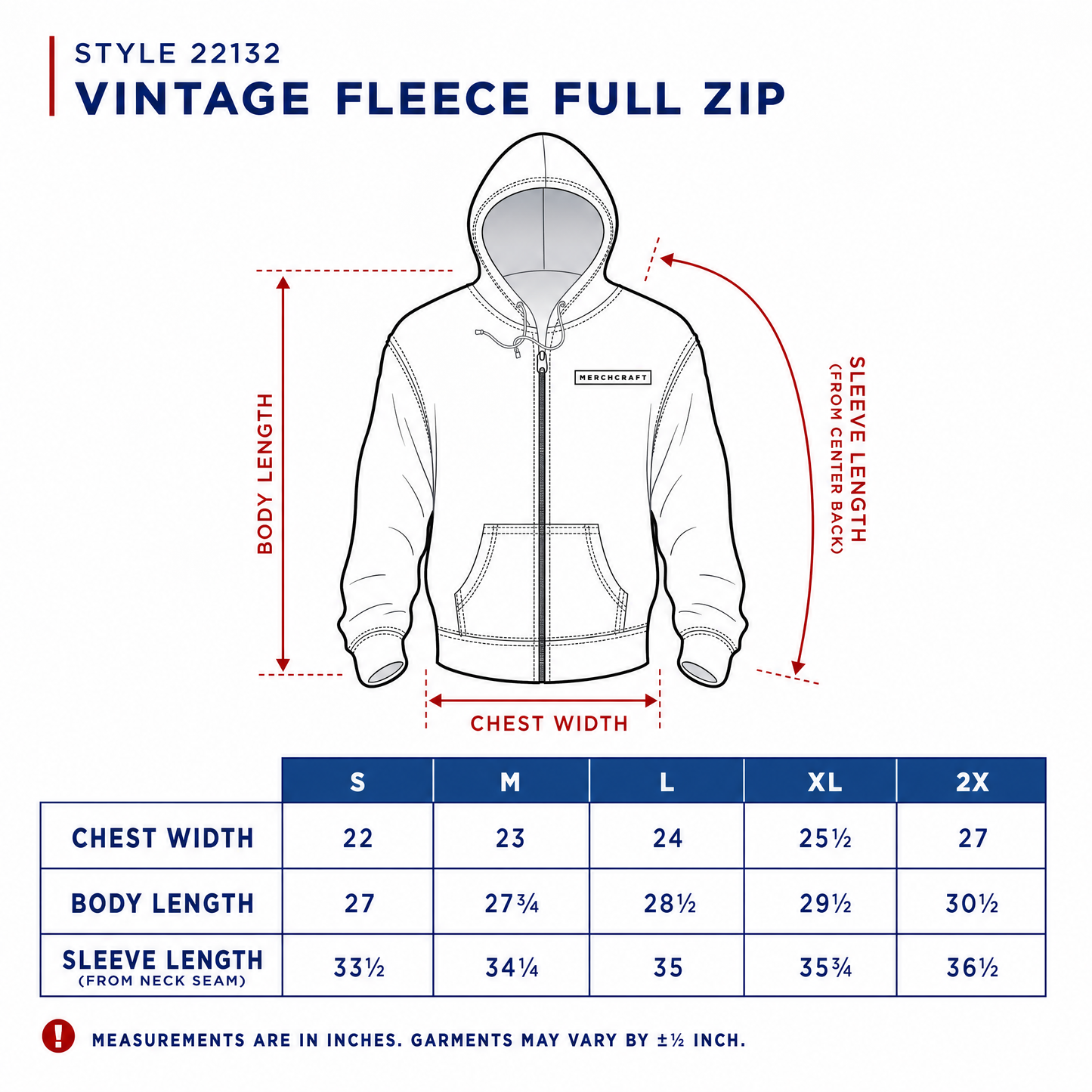 Custom Vintage Fleece Full Zip Sweatshirt
