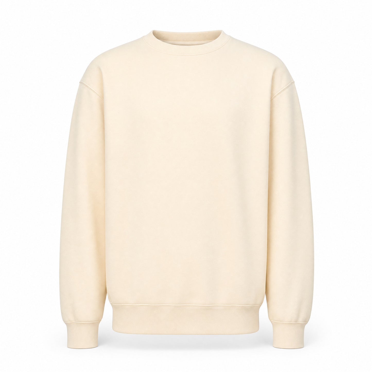 Custom Coastal Color Crewneck Sweater in Vanilla | Merchcraft