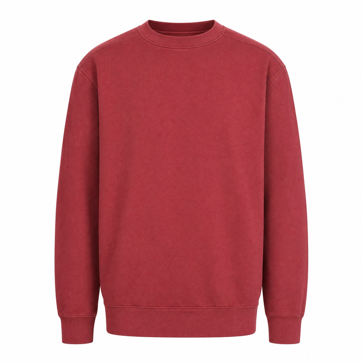 Custom Coastal Color Crewneck Sweater in Scarlet | Merchcraft