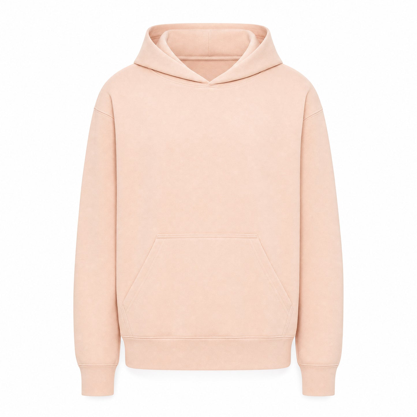 Custom Classic Hoodie Sweater Youth Fit in Cameo Pink | Merchcraft