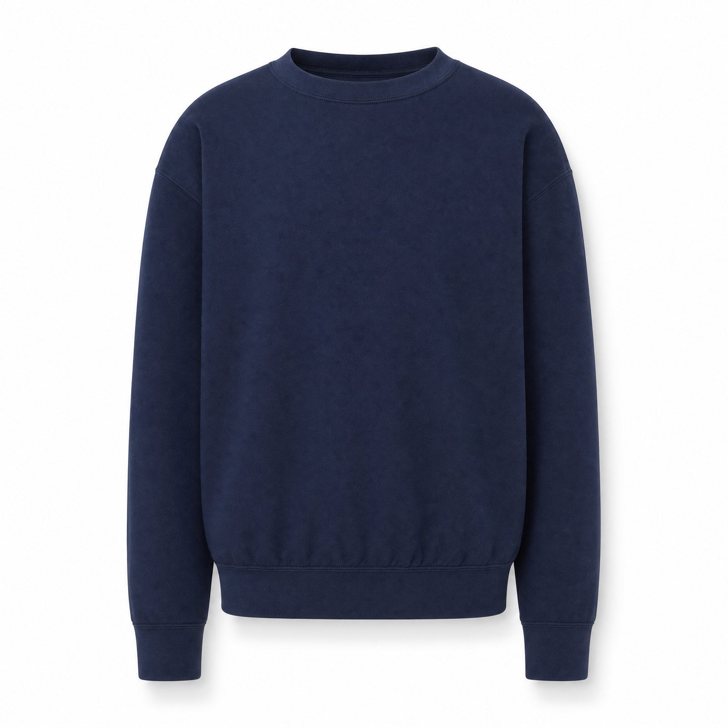 Custom Classic Crewneck Sweater Youth Fit in Navy | Merchcraft