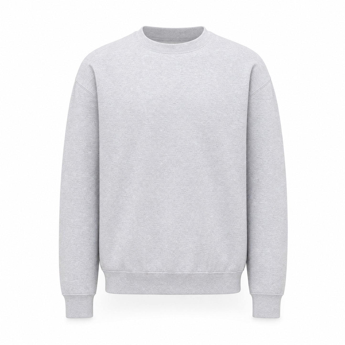Custom Classic Crewneck Sweater Youth Fit in Gray | Merchcraft