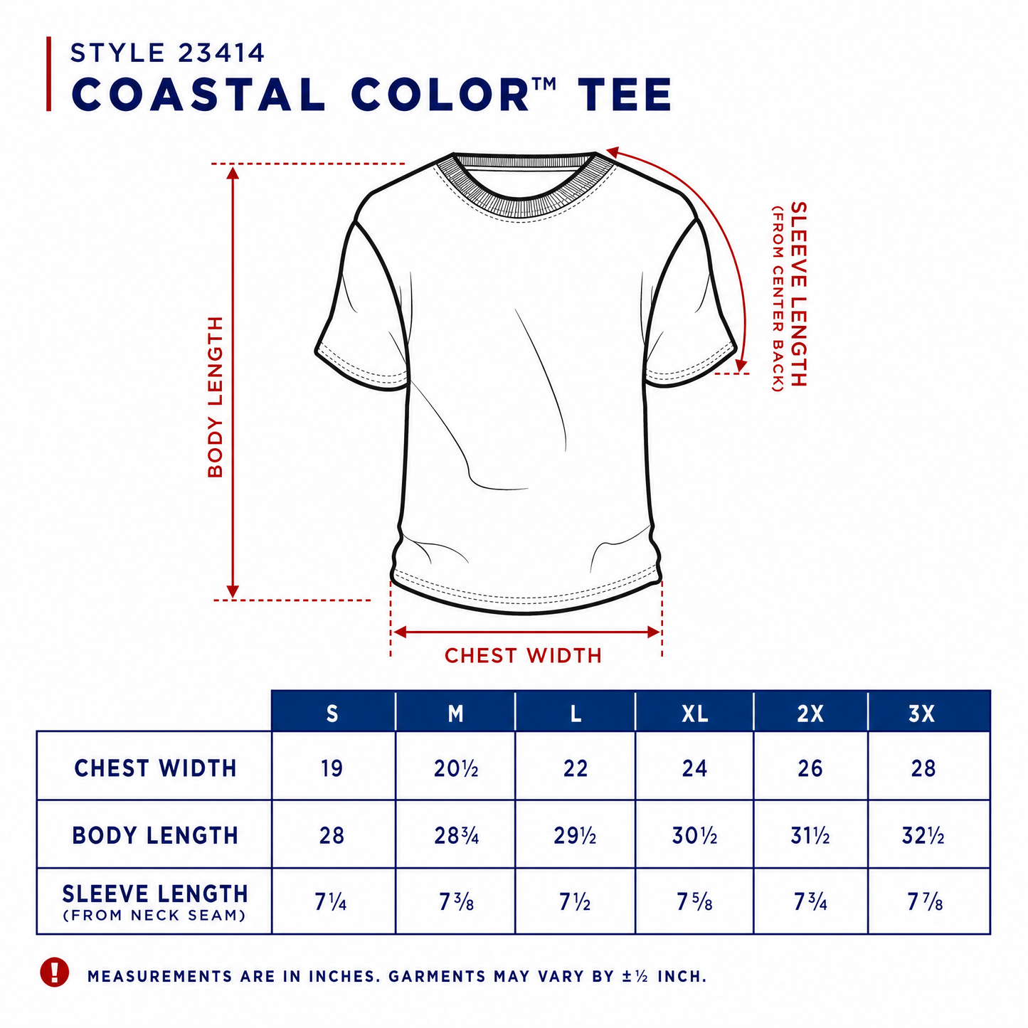 Custom Coastal Color T-Shirt