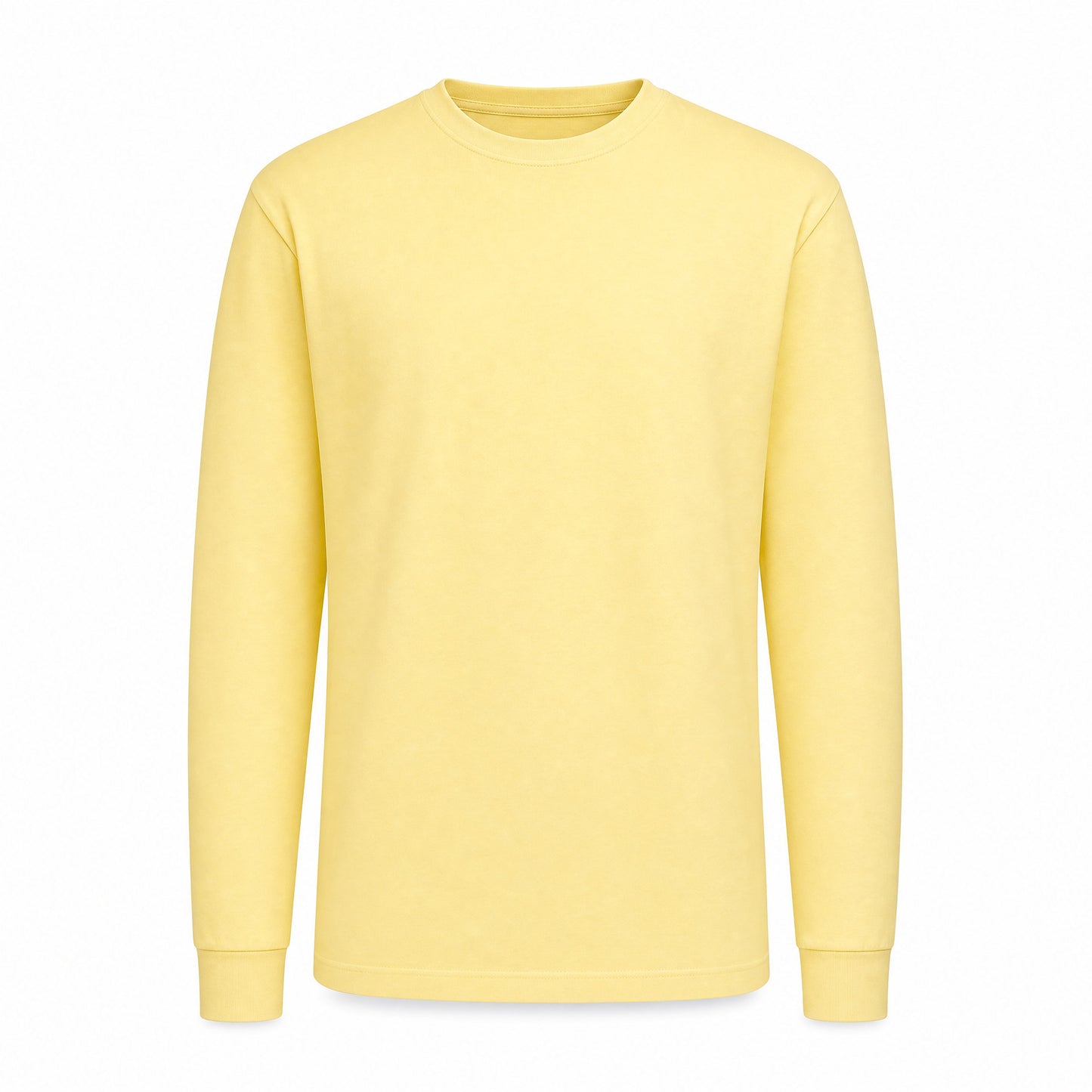 Custom Coastal Color Long Sleeve T-Shirt in Sun | Merchcraft