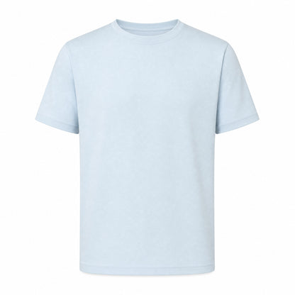 Custom Classic T-Shirt Youth Fit in Arctic Blue | Merchcraft